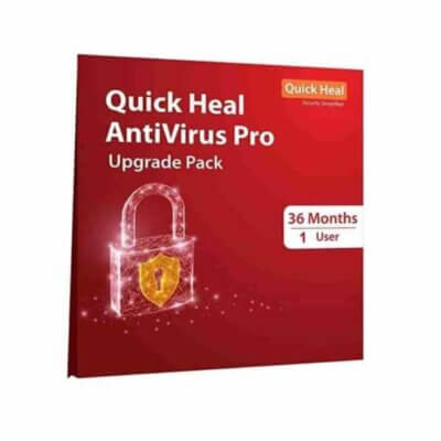 Quick Heal AntiVirus Pro 1 User 3 Years Renewal Antivirus Bazaar