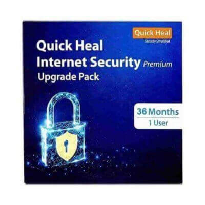 Quick Heal Internet Security 1 User 3 Years Renewal Antivirus Bazaar