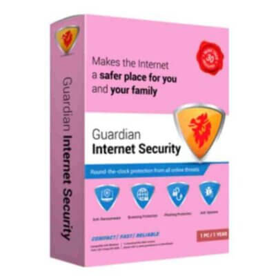 Guardian Internet Security 1 User 1 Year New Antivirus Bazaar
