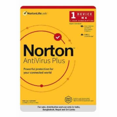 Norton Antivirus Plus 1 User 1 Year New Antivirus Bazaar