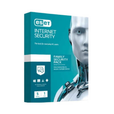 ESET Internet Security 5 Users 1 Year (Family Security Pack) Antivirus Bazaar