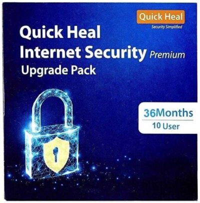 Quick Heal Internet Security 10 Users 3 Years Renewal Antivirus Bazaar