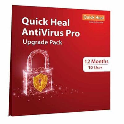Quick Heal AntiVirus Pro 10 Users 1 Year Renewal Antivirus Bazaar